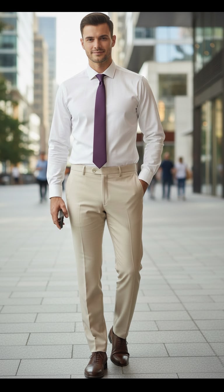SKYREX DARK PURPAL FORMAL TIE